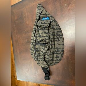 NWOT KAVU Rope Bag, Ridge Works Print